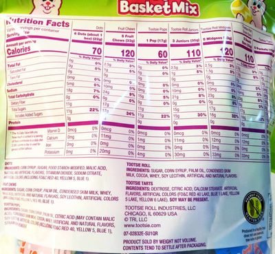 Tootsie Roll Child's Play Candy Easter Basket Mix Resealable Bag, 24.6 Ounces