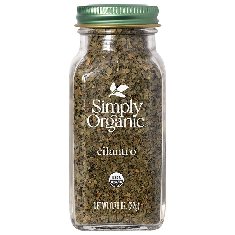 Simply Organic Cilantro Leaf, Cut &amp; Sifted, Certified Organic | 0.78 oz | Coriandrum sativum L.
