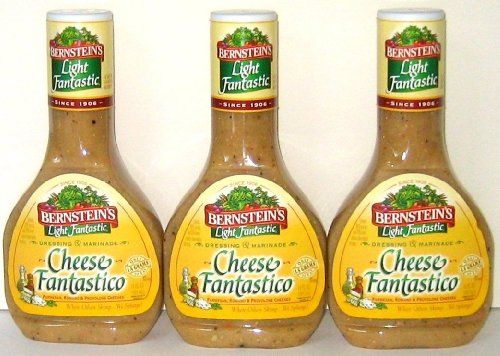 Bernstein&#39;s Light Fantastic Cheese Fantastico Dressing - 14 Oz (3-Pack)