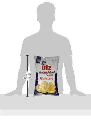Utz Potato Chips, Original No Salt 9.5 oz.-Best of America