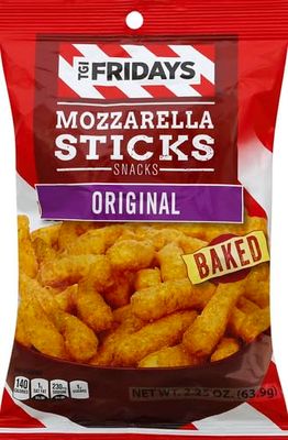 TGI Fridays Mozzarella Snack Sticks, 2.25-Ounces (Pack of 6)