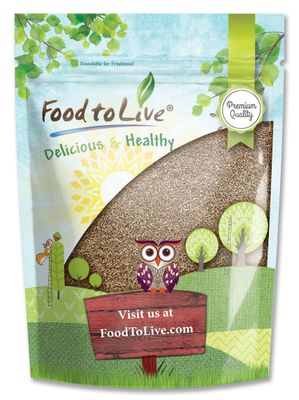 Food to Live - Anise Seeds, 8 Ounces Whole Dried Anise Seeds, Kosher, Vegan, Bulk Aniseed Spice. Used in Baked Goods and Beverages, Pairs Well with Seafood and Savory Dishes