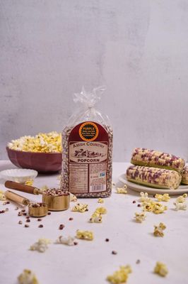 Amish Country Popcorn | 2 lbs Bag | Purple Popcorn Kernels | Old Fashioned, Non-GMO and Gluten Free (Purple - 2 lbs Bag)