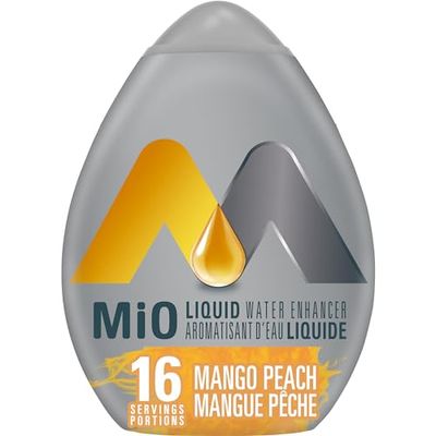 MiO Mango Peach Liquid Water Enhancer, 48mL/1.6oz, Imported from Canada}