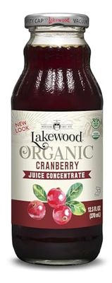LAKEWOOD Organic Cranberry Juice, 12.5 FZ