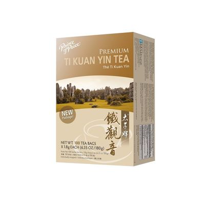 Prince of Peace Premium Ti Kuan Yin Tea, 100 Tea Bags - Ti Kuan Yin - Prince of Peace Tea - Ti Kuan Yin Tea Bags - Oolong Tea Prince of Peace - Premium Tea Bags