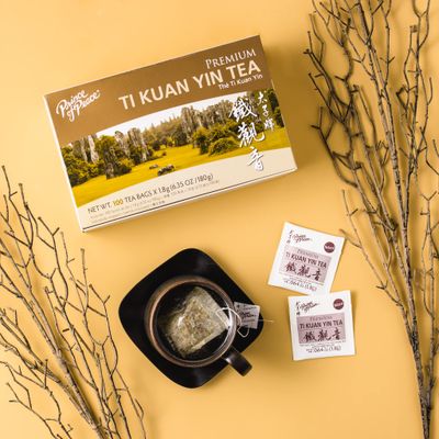 Prince of Peace Premium Ti Kuan Yin Tea, 100 Tea Bags - Ti Kuan Yin - Prince of Peace Tea - Ti Kuan Yin Tea Bags - Oolong Tea Prince of Peace - Premium Tea Bags