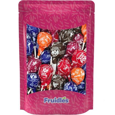 Fruidles Giant Pops Lollipops Suckers, Assorted Flavors, Kosher Certified Dairy, Individually Wrapped (16-Pack)