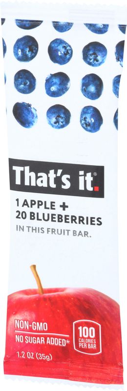 That's It Fruit Bar, Apple &amp; Blueberry, 1.2 oz
