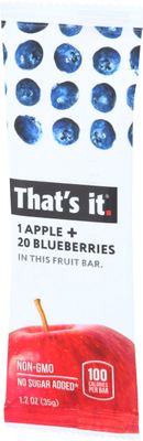 That's It Fruit Bar, Apple &amp; Blueberry, 1.2 oz