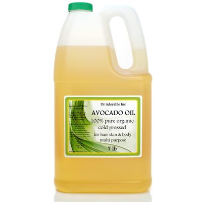 Dr Adorable - 7 lb - Avocado Oil - 100% Pure Natural Organic Cold Pressed