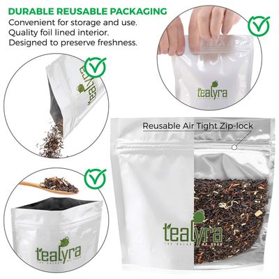 Tealyra - Hawaiian Earl Grey - Exotic Black Loose Leaf Tea with Pineapple amd Coconut - High Grown from Sri Lanka - Fresh Award Winning Tea - Medium Caffeine - 110g (4-ounce)
