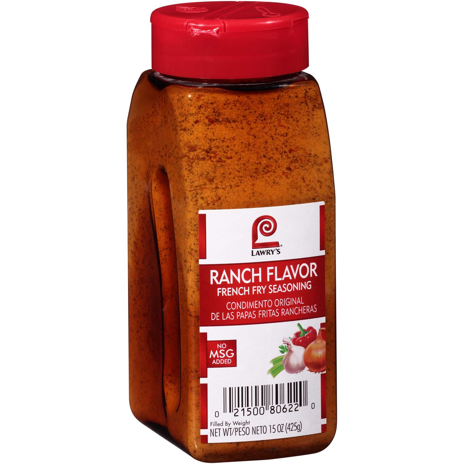 Lawry&#39;s Ranch Flavor French Fry Seasoning, 15 oz - One 15 Ounce Container of Ranch Flavor Seasoning for French Fries with a Bold Robust Flavor