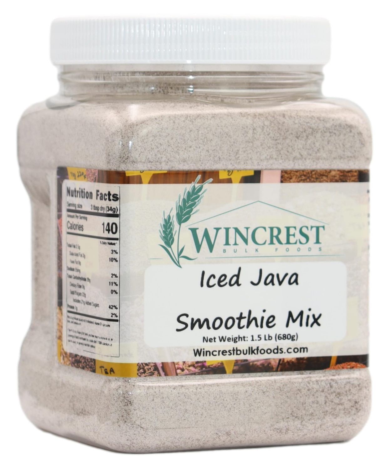 Iced Java Smoothie Mix - 1.5 Lb Container (24 Oz)
