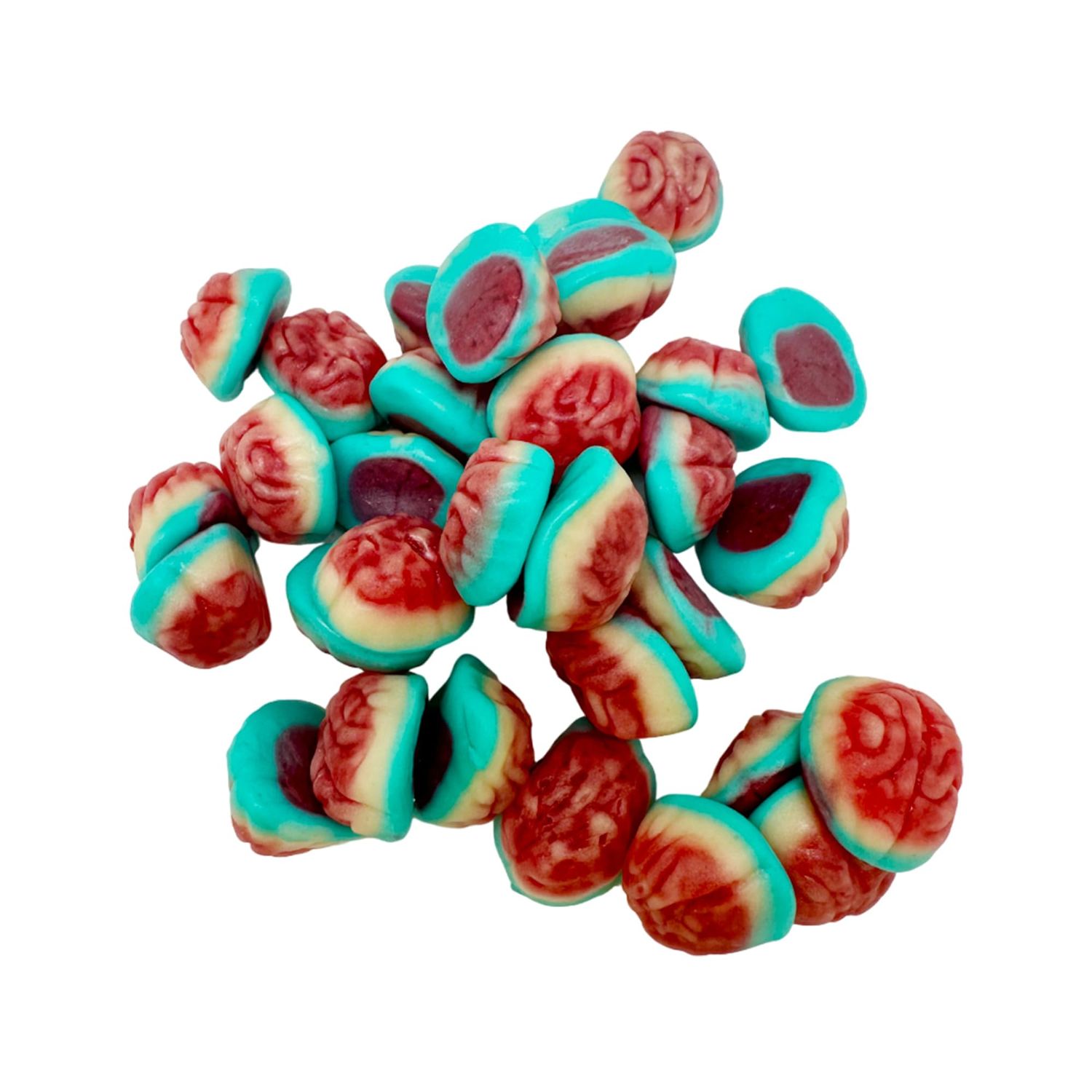 Gummy Brains - Perfect For Halloween Parties, Trick or Treat Night, Pinatas, Office Candy Bowls, Wedding Favors, Easter Baskets (1 LB)