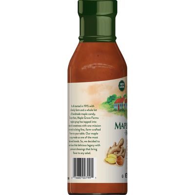 Maple Grove Farms Salad Dressing, Sesame Ginger Dressing, 12 Ounce