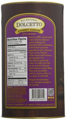 DOLCETTO Dolcetto Wafer Rolls Cookies Cream, 12 OZ