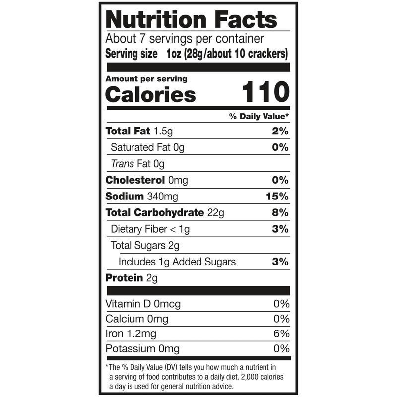 Snack Factory Garlic Parmesan Pretzel Crisps, 7.2 OZ Resealable Bag