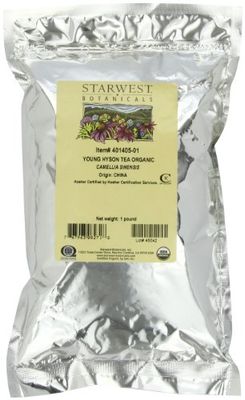 Starwest Botanicals Organic Young Hyson Tea, 1-pound Bag