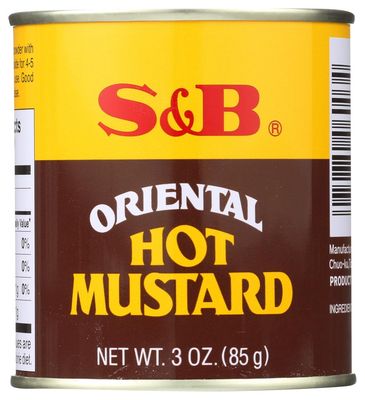 S&amp;B - Hot Mustard Powder 3.0 Oz. (Pack of 5)