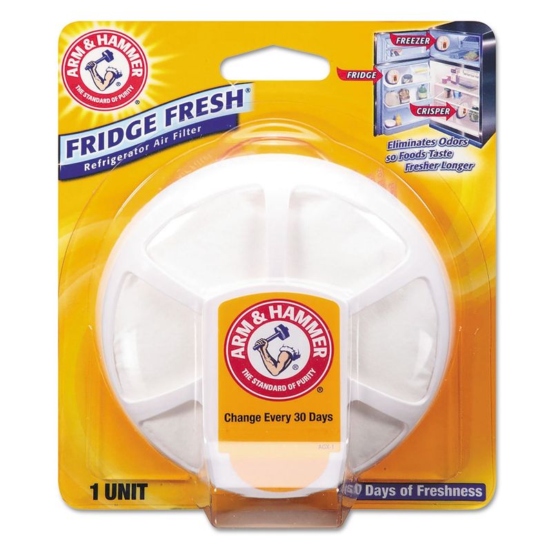 Arm &amp; Hammer 3320001710 Fridge Fresh Baking Soda, Unscented, 8/Carton