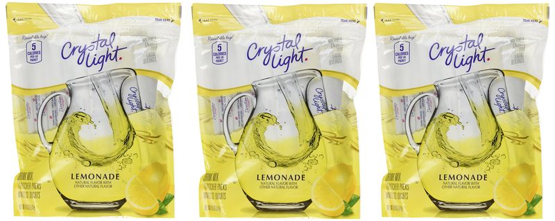 Crystal Light Lemonade Drink Mix - 8.6 oz - 16 ct - 3 pk, Packaging May Vary