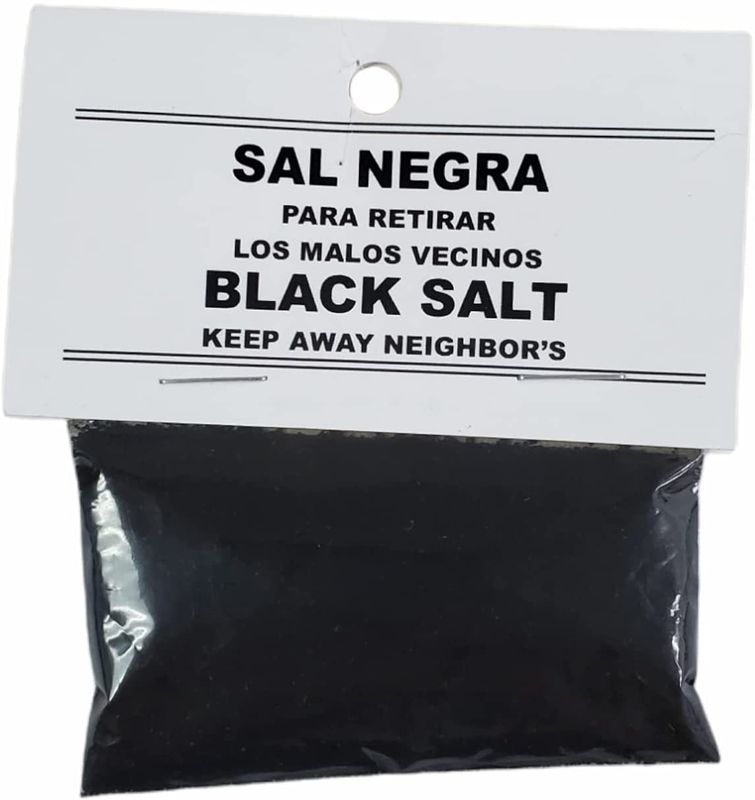 INDIO Black Salt 1 oz- Wiccan Protection Rituals and Spells (1 pack)