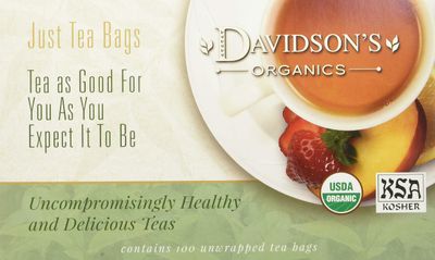 Davidson&#39;s Organics, Irish Breakfast, 100-count Unwrapped Tea Bags