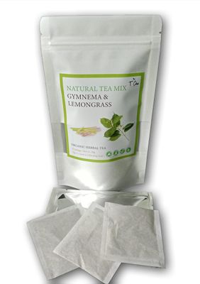 T CHA Natural Tea Mix | Gymnema &amp; Lemongrass Tea | 15 Tea Bags (30 g) | Support All Natural Immune System | Healthy Drink - Caffeine Free