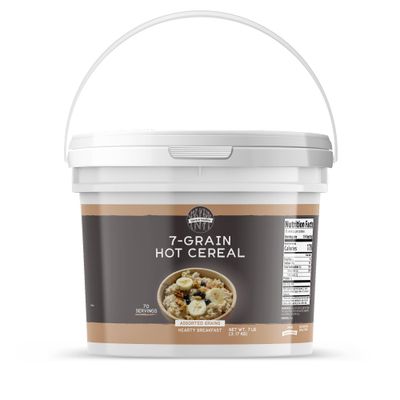 Birch &amp; Meadow 1 Gallon of 7-Grain Hot Cereal, Non-GMO, Hearty Breakfast, Fiber Rich
