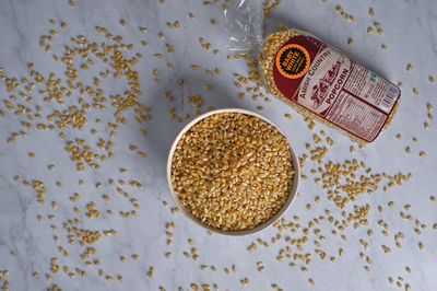 Amish Country Popcorn | Variety Bundles | 4 lb Baby White Popcorn Kernels and 6 oz BallPark Style ButterSalt Set | Old Fashioned, Non-GMO and Gluten Free