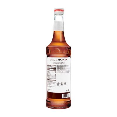 Monin - Cinnamon Bun Syrup, Smooth and Sweet Cinnamon Flavor, Great for Frozen Coffees, Cocoas, &amp; Cocktails, Vegan, Non-GMO, Gluten-Free (750 ml)