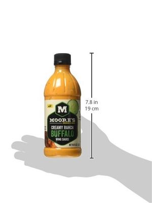 Moore Sauce Buffalo Wing Ranch,16 Fl Oz,Pack of 6
