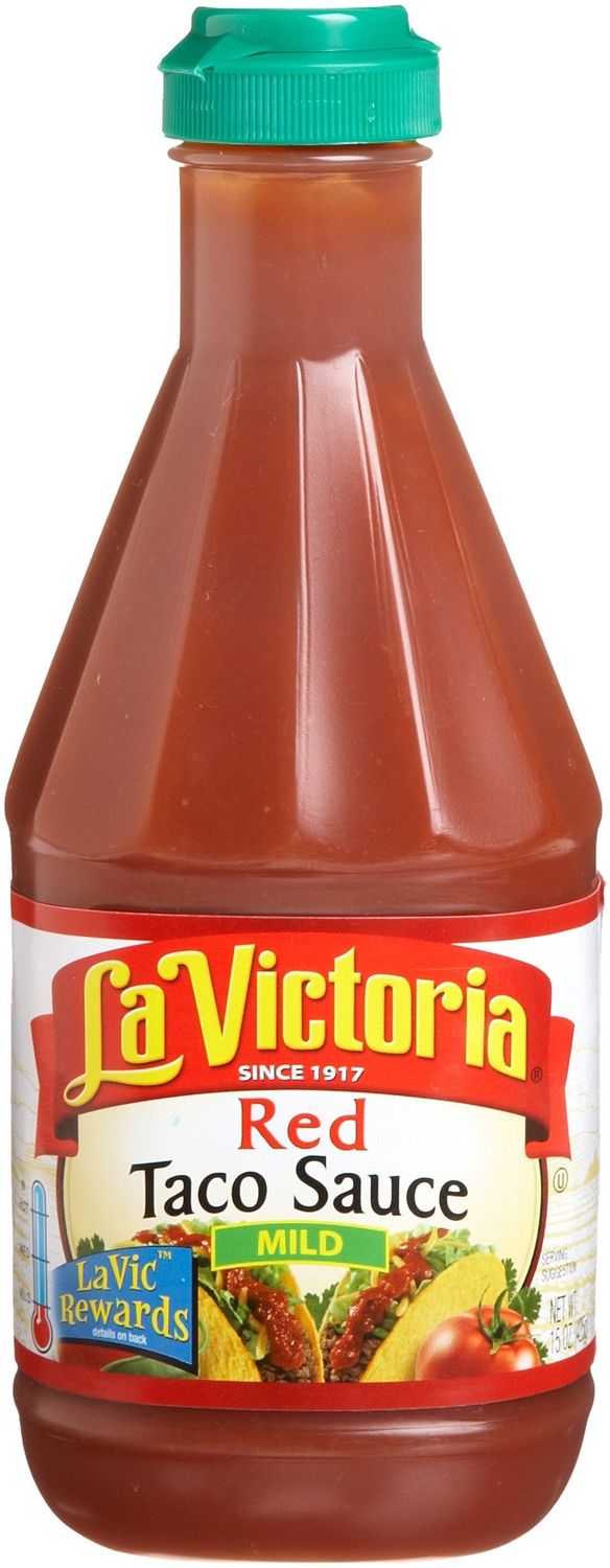 La Victoria Red Taco Sauce, Mild, 15 Ounce