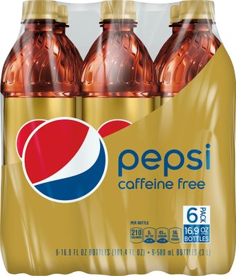 Pepsi Caffeine Free Bottles, 6 ct