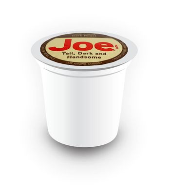 Joe Knows Coffee Single Serve Cups Pods and Capsules, Tall Dark and Handsome, 48 Count