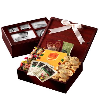 Broadway Basketeers Photo Gift Box Snack Assortment Baskets, Cookies &amp; Sweets, Care Package Gifts for Families, Her, Him, Couples, Neighbors
