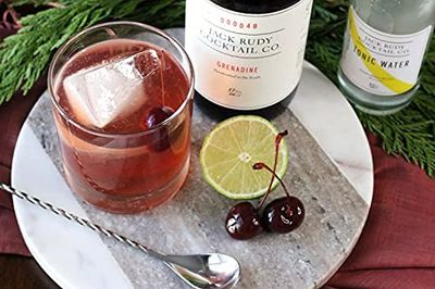 Jack Rudy Grenadine Cocktail Syrup | 16 fl oz | Handcrafted |