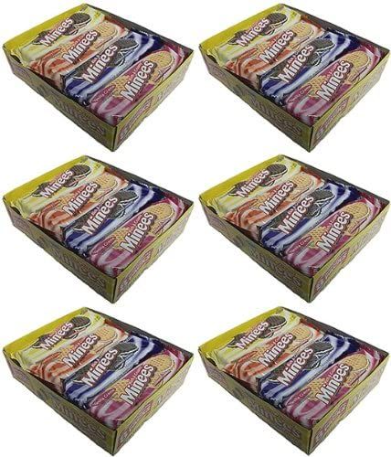 Minees Sandwich Creme Cookies 1.2 oz [6 Boxes with 8 Packages each] 48 Individual Cookie Packages