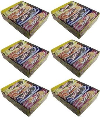 Minees Sandwich Creme Cookies 1.2 oz [6 Boxes with 8 Packages each] 48 Individual Cookie Packages
