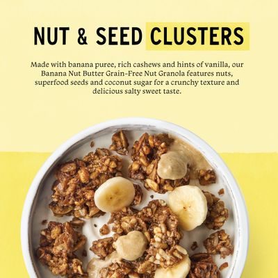 Purely Elizabeth Banana Nut Butter Keto Granola, Grain Free, Non GMO, 8 Ounces (Pack Of 1)