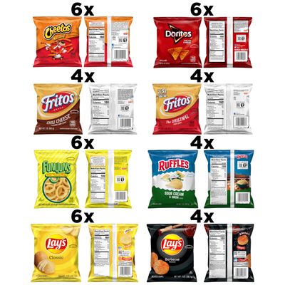 Frito Lay Party Mix Variety Pack, (Pack of 40)