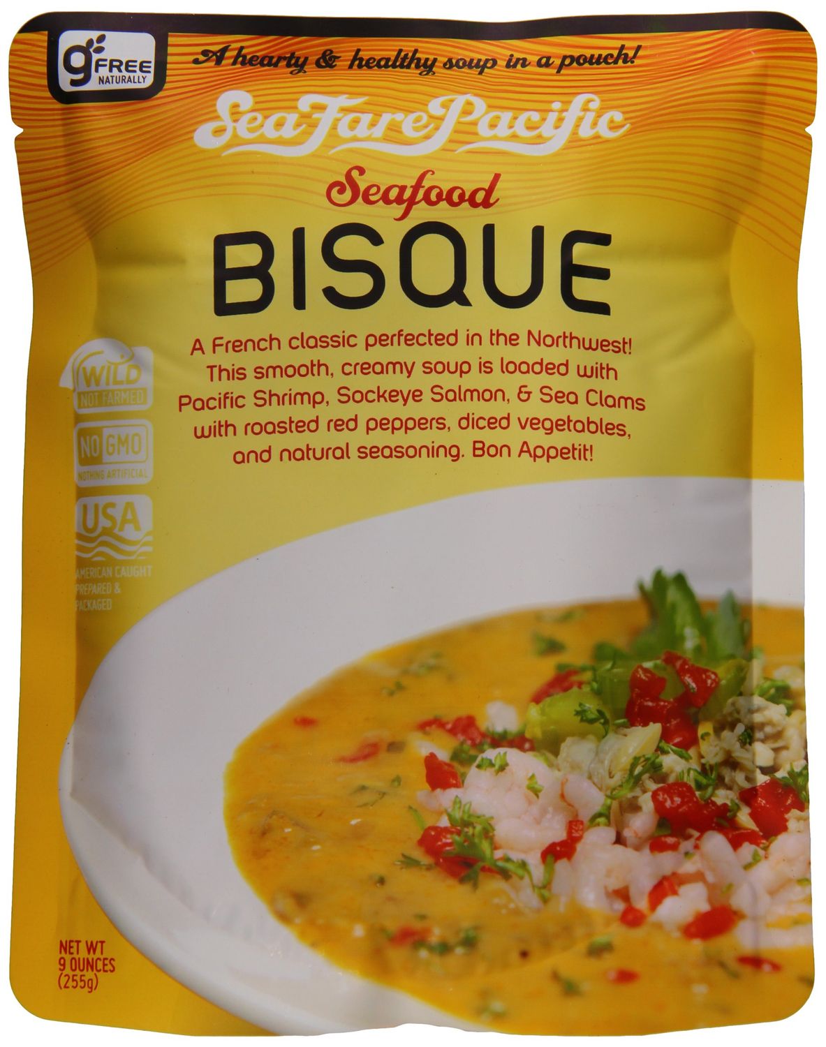 Sea Fare Pacific Seafood Bisque, 9 Ounce (Pack of 8)