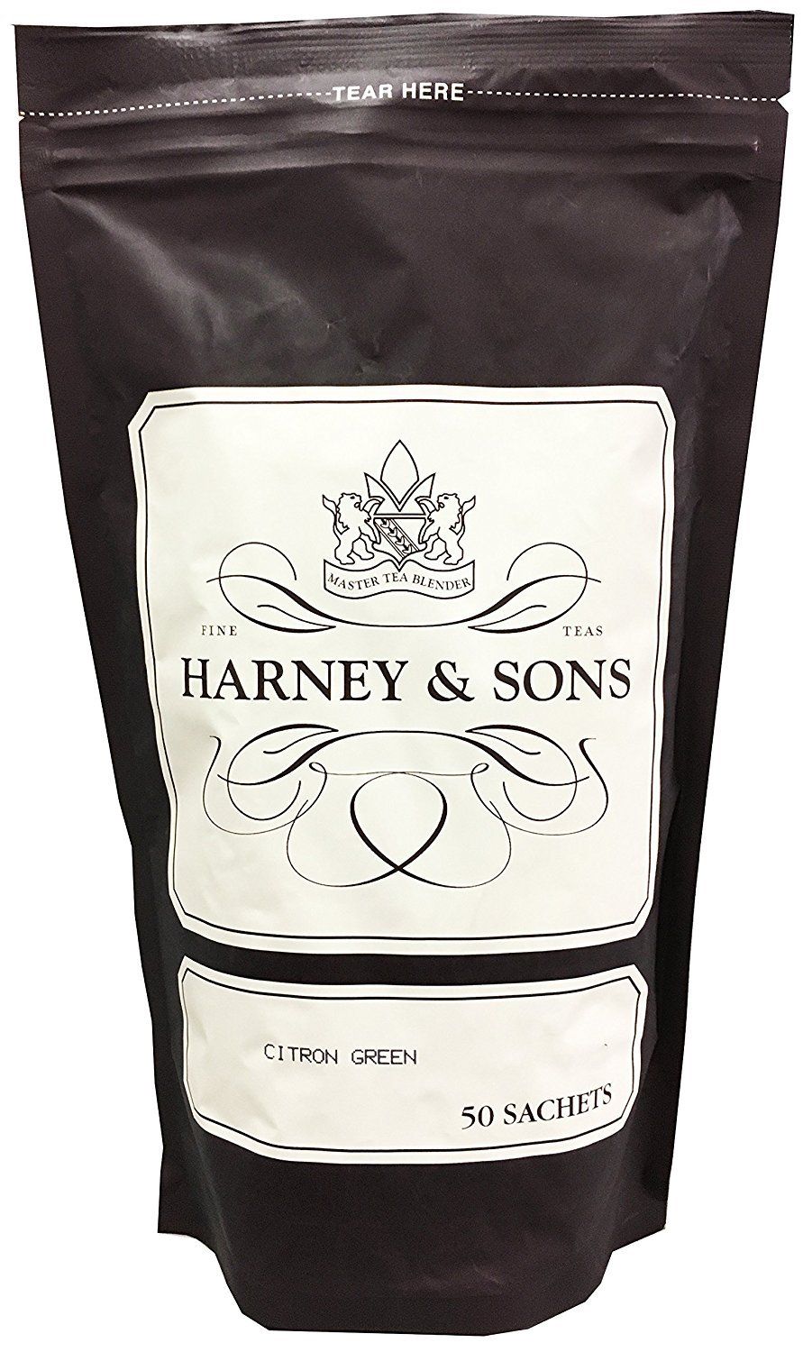 Harney &amp; Sons Fine Teas Green Tea, Citron Green, 50 Sachets
