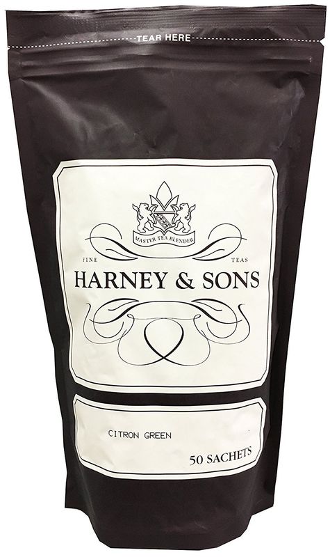 Harney &amp; Sons Fine Teas Green Tea, Citron Green, 50 Sachets