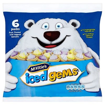 Jacob&#39;s Gems Iced 6 x 25g