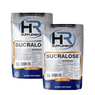 HR Supplements Sucralose Powder | 250 Grams | Zero Calorie Sweetener &amp; Keto Sugar Substitute | Hard Rhino
