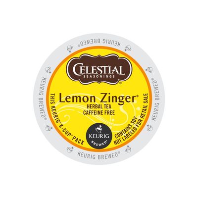 Celestial Seasonings Lemon Zinger Tea, 0.11 oz (12 count),Net Wt 1.3 oz (Pack of 6)