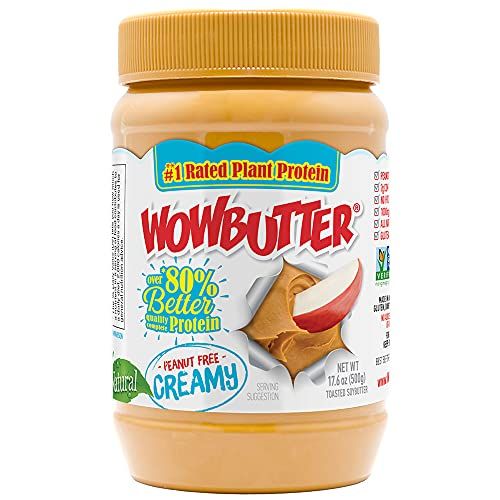 Wowbutter Natural Peanut Free Creamy 1.1lb Jar
