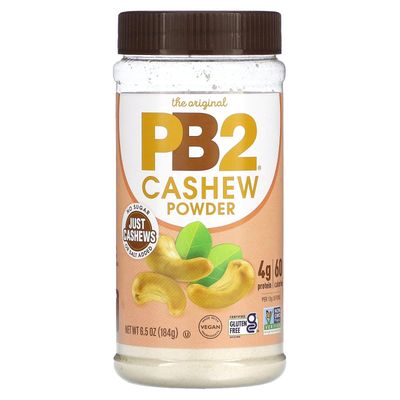 PB2 Powdered Cashew Butter - Cashew Powder with No Added Sugar or Salt [6.5oz Jar]